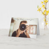 Favoriete fotograaf Verjaardag Kaart (Gele Bloem)