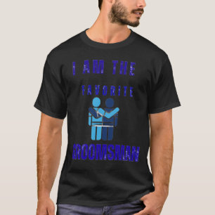 Favoriete getuige van de bruidegom t-shirt