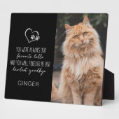 Favoriete Hallo Harde Vaarwel Kat Memorial Fotoplaat (Zijkant)