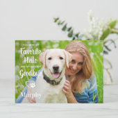 Favoriete Hallo hardste afscheid foto van Pet Memo Bedankkaart (Staand voorkant)