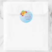 Favoriete Hallo hardste afscheid Ronde Sticker (Tas)