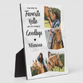 Favoriete Hallo hardste afscheid van aangepast pak Fotoplaat (Zijkant)