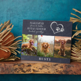 Favoriete Hallo Moeilijkste Vaarwel Huisdier Herde Fotoplaat