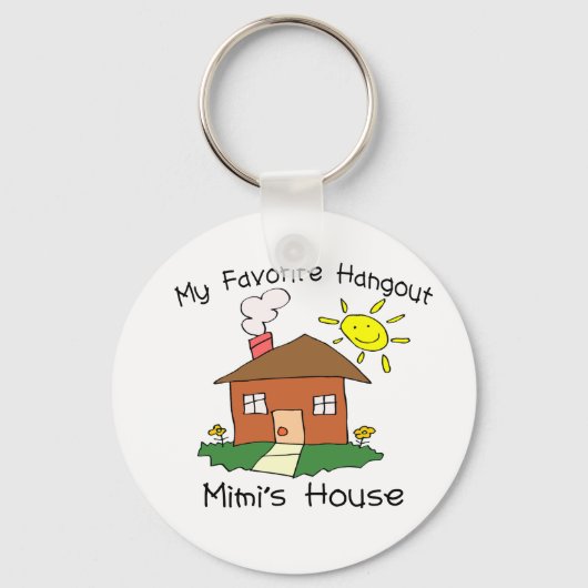 Favoriete Hangout Mimi's House Sleutelhanger (Voorkant)