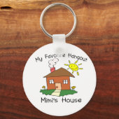 Favoriete Hangout Mimi's House Sleutelhanger (Voorkant)