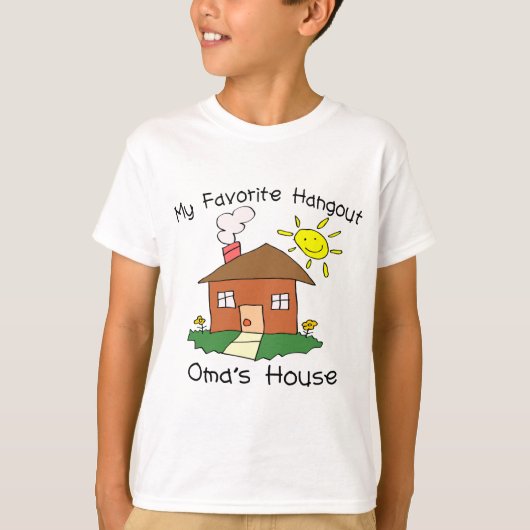 Favoriete Hangout Oma's House T-shirt (Voorkant)