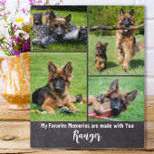 Favoriete herinneringen - Pet Dog Photo Keepomwill Fotoplaat