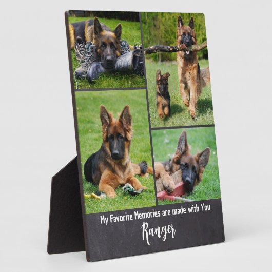 Favoriete herinneringen - Pet Dog Photo Keepomwill Fotoplaat (Zijkant)