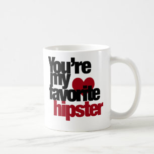 Favoriete hipster koffiemok