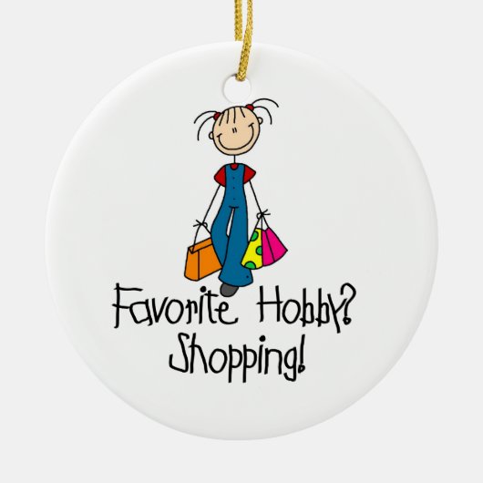 Favoriete hobby kopen keramisch ornament (Voorkant)