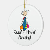 Favoriete hobby kopen keramisch ornament (Links)
