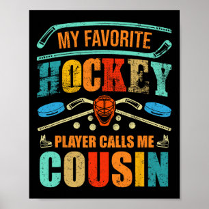 Favoriete hockeyspeler noemt me neef Vaderdag Poster
