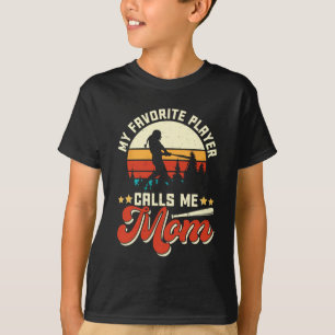 Favoriete honkbalspeler noemt me mama - Moeders T-shirt