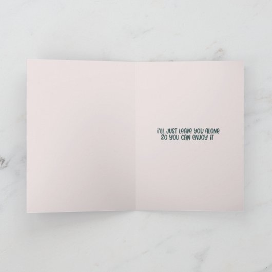 Favoriete introverte grappige verjaardag kaart (Binnen)