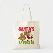 Favoriete kerstman tote bag (Voorkant)
