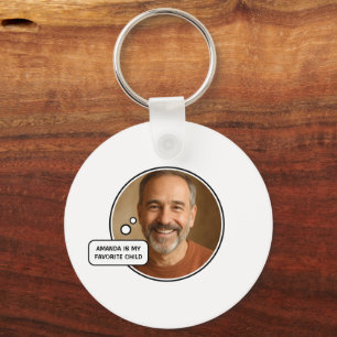 Favoriete kind Funny Dad Vaderdag Sleutelhanger