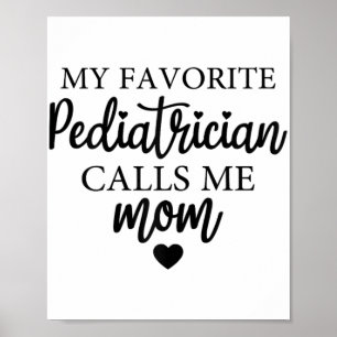 Favoriete kinderarts roept me mam wedstrijd dag 20 poster