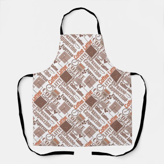 Favoriete koffie schort (Voorkant)