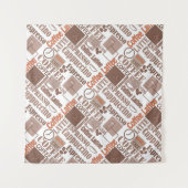 Favoriete koffie wandkleed (Voorkant)