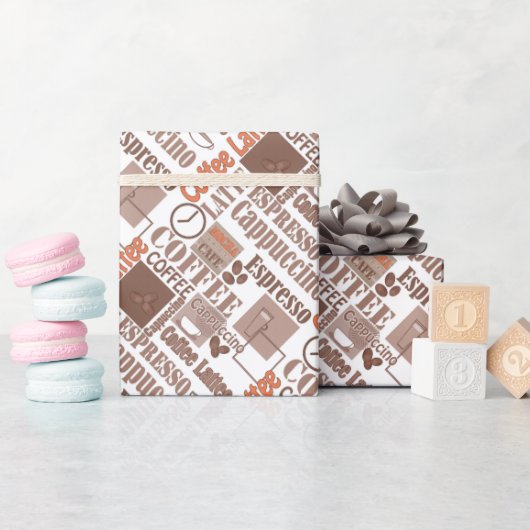 Favoriete koffieverpakkingspapier cadeaupapier (Baby Shower)