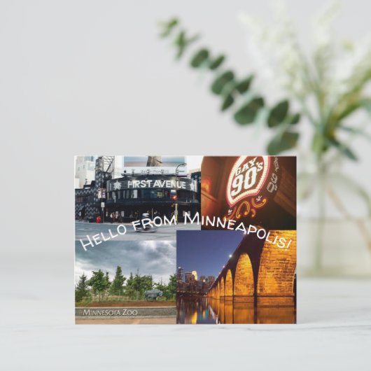 Favoriete landmerken briefkaart (Staand voorkant)