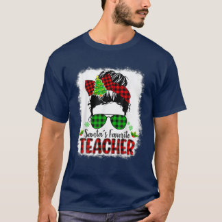 Favoriete leraar grappige kerstkerstkerstkerstkers t-shirt