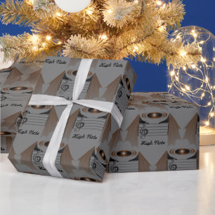 Favoriete lied met hoge opmerking cadeaupapier
