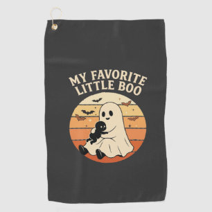Favoriete Little Boo Halloween Geest Baby Retro Zo Golfhanddoek