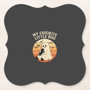 Favoriete Little Boo Halloween Geest Baby Retro Zo Kartonnen Onderzetters