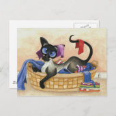 Favoriete mandje briefkaart (Voorkant / Achterkant)