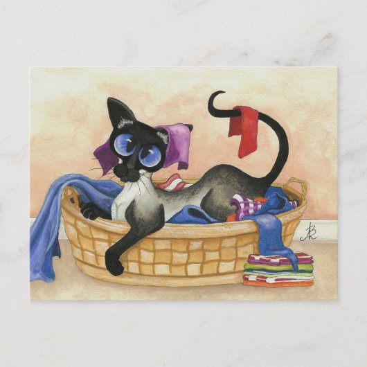 Favoriete mandje briefkaart (Voorkant)