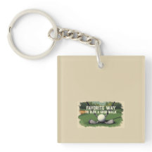 Favoriete manier om een goede golfwandeling te ver