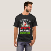 Favoriete marinier Funny Kerstmis T-shirt (Voorkant volledig)