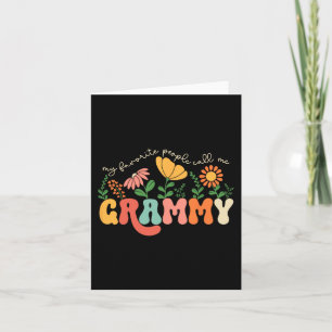 Favoriete mensen noemen me Grammy Moederdag Kaart