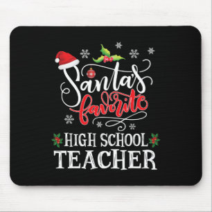 Favoriete middelbare school leraar kerstfeest cade muismat