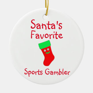 Favoriete Ornament voor gambler in Santa's