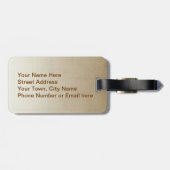 Favoriete paarden bagagelabel (Achterkant horizontaal)