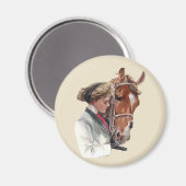 Favoriete paarden magneet (Voorkant / Achterkant)