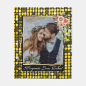 Favoriete persoon Ik hou van je foto fleece deken (Voorkant)