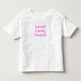 Favoriete peuter-shirt voor de huidige familie kinder shirts