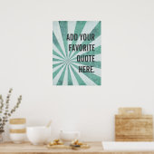Favoriete Poster van het Citaat, Aangepast Geperso (Keuken)