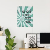 Favoriete Poster van het Citaat, Aangepast Geperso (Thuiskantoor)