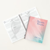 Favoriete recepten, Naam, Pastelkleuren Notitieboek (Binnen)
