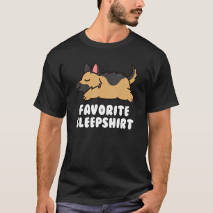 Favoriete Slaap-Duitse Shepherd Dog T-shirt