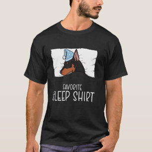 Favoriete slaatshirt Dobermann, Slaap Dobermann Do T-shirt