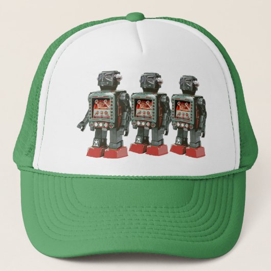 Favoriete Speelgoed Robot met Canons Trucker Pet (Voorkant)