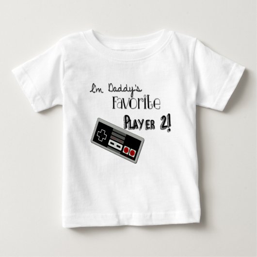 Favoriete speler 2 van papa Shirt (Voorkant)
