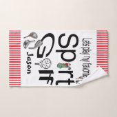 Favoriete sporthanddoekjes Golf Bad Handdoek (Handdoek)
