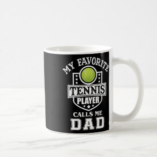 Favoriete Tennisspeler Noemt Me Papa Matching Vade Koffiemok