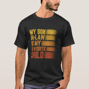 Favoriete trouw verlovingsfeest schoonzoon Familie T-shirt